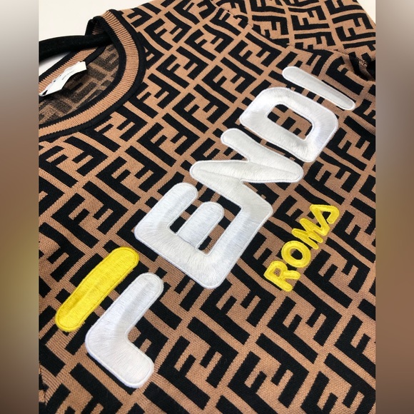 Authentic Fendi x Fila Colab Knitted Sweater - Picture 6 of 15